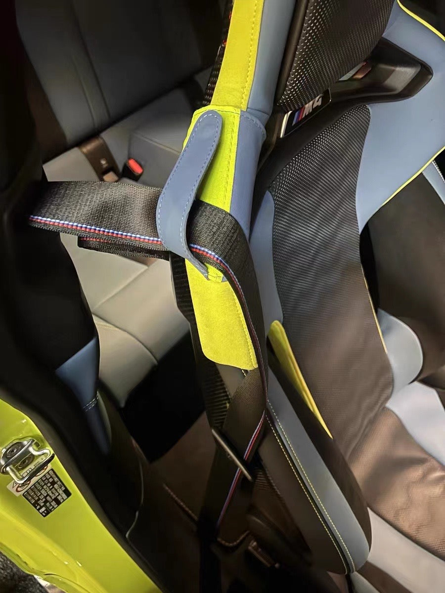 Carbono Carbonsitze Lederschonbezug Gurthalter passend für BMW M2 G87 M4 G82 G83