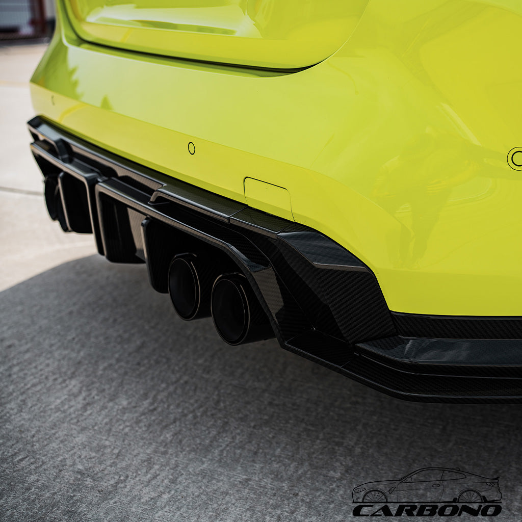 Heckdiffusor Type A + Side Splitter Dry Carbon – Sooqoo – BMW M3 (G80, G81), M4 (G82, G83)