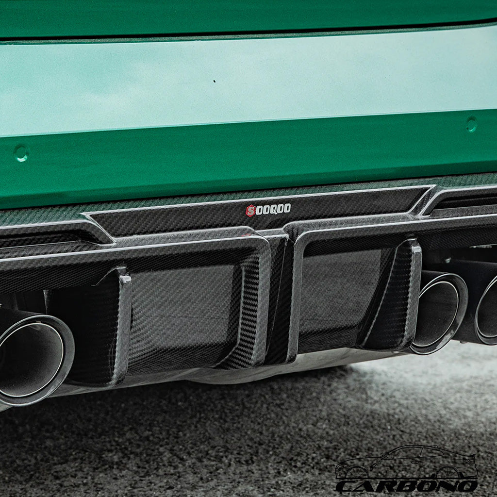 Heckdiffusor Type A + Side Splitter Dry Carbon – Sooqoo – BMW M3 (G80, G81), M4 (G82, G83)