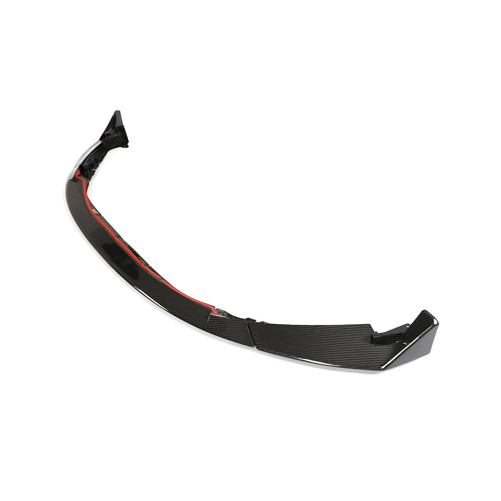 Dry Carbon Frontlippe Spoiler Schwert V Style 3 teilig passend für BMW M3 G80 G81 M4 G82 G83