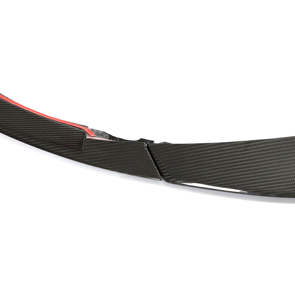Dry Carbon Frontlippe Spoiler Schwert V Style 3 teilig passend für BMW M3 G80 G81 M4 G82 G83