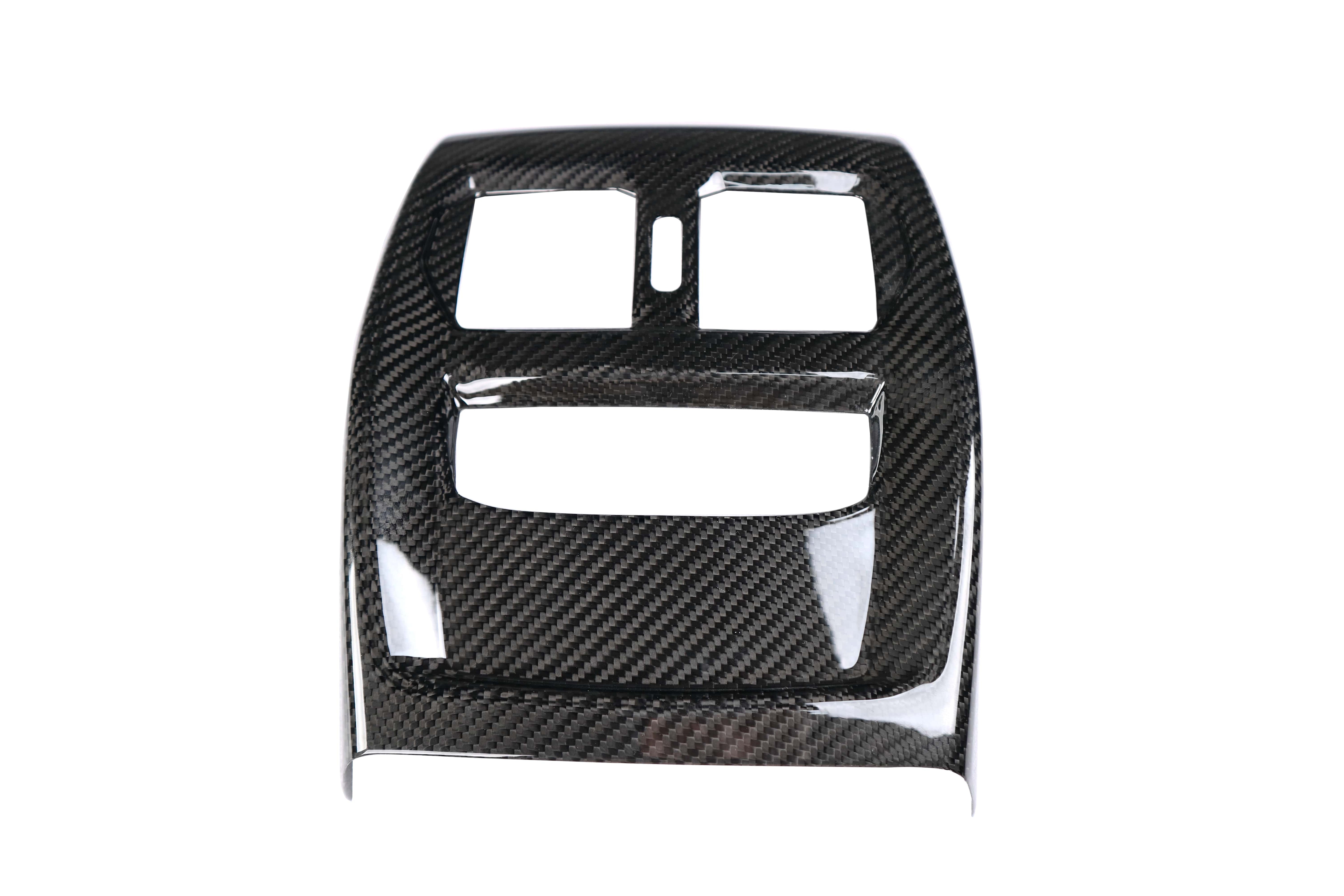 Abdeckung Verkleidung Klimaautomatik hinten aus Dry Carbon - BMW M2, M3, M4 (G87, G80, G81, G82, G83)