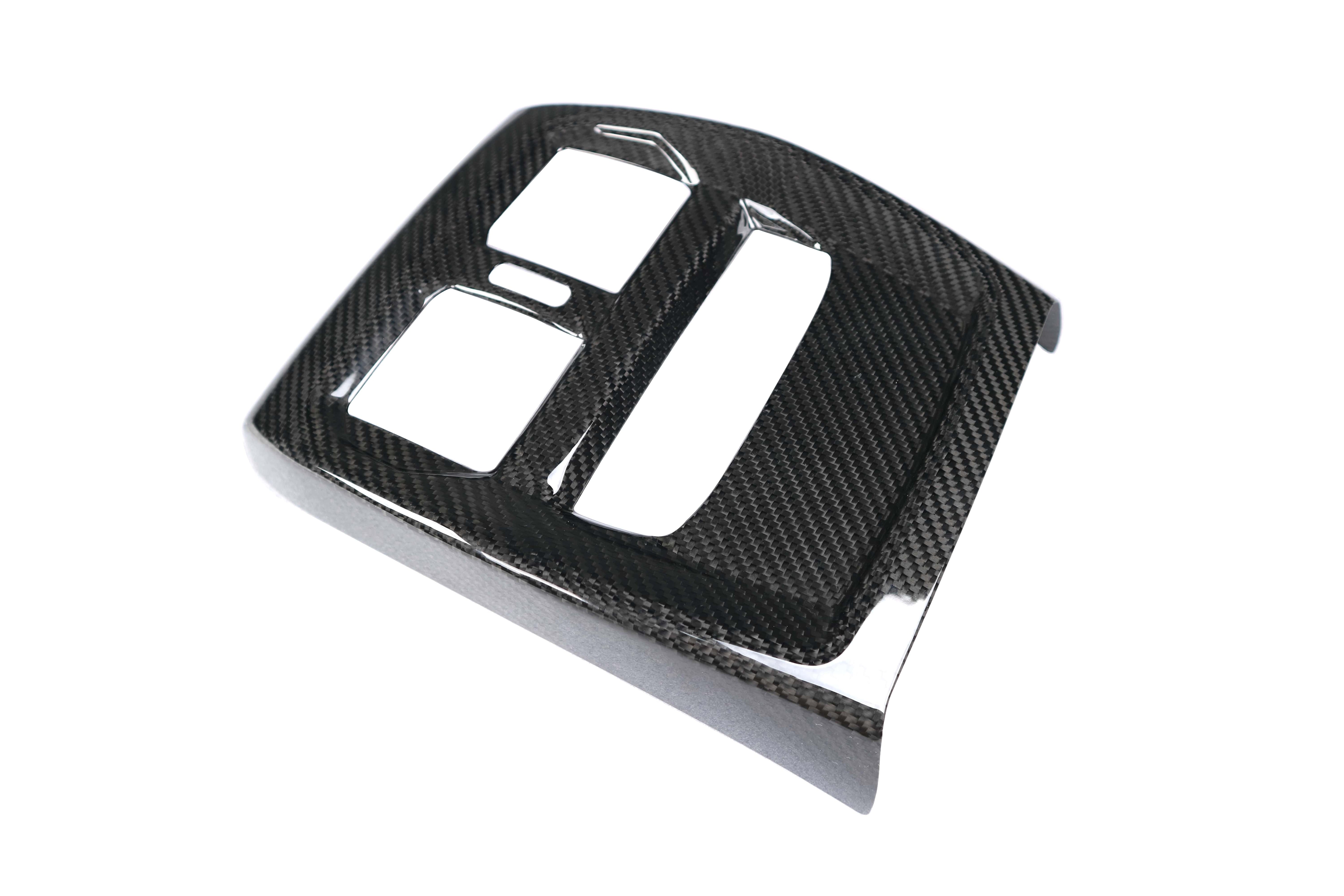 Abdeckung Verkleidung Klimaautomatik hinten aus Dry Carbon - BMW M2, M3, M4 (G87, G80, G81, G82, G83)