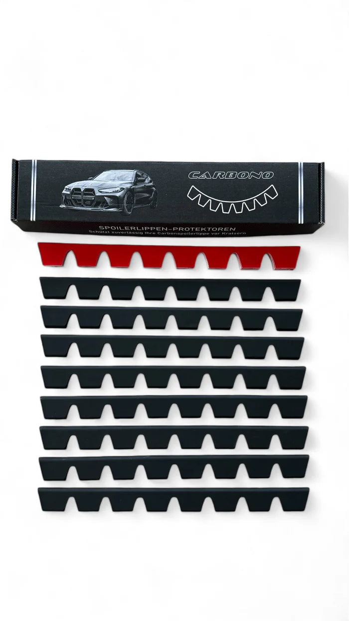 Carbono spoiler lip protectors underrun protection