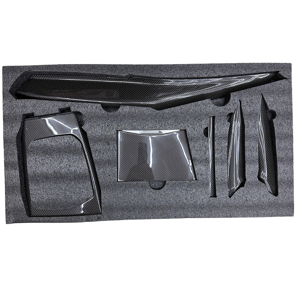 Carbon-Interieur Set 6-teilig Austauschvariante - passend für BMW 2er, 3er, 4er, M2, M3, M4