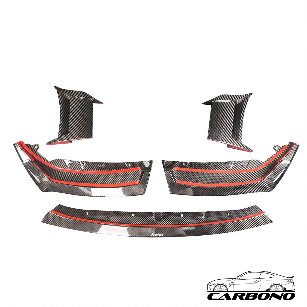 Frontlippe Spoiler Schwert KB Style Dry Carbon - BMW M2 G87
