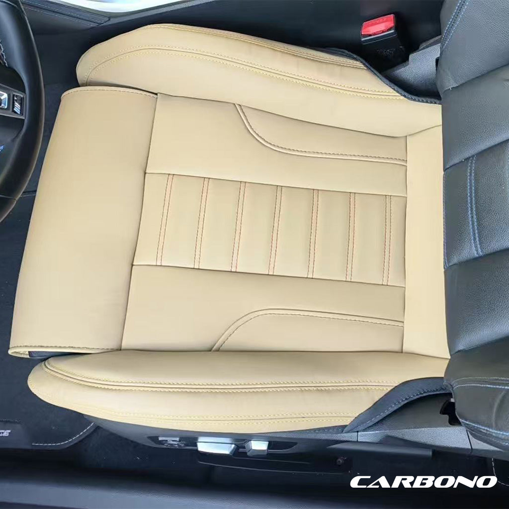 Lederschoner Sitzfläche passend für BMW Sportsitze 2er, 3er, 4er (G42, G20, G21, G22, G23, G26) M2, M3, M4 (G87, G80, G81, G82, G83)