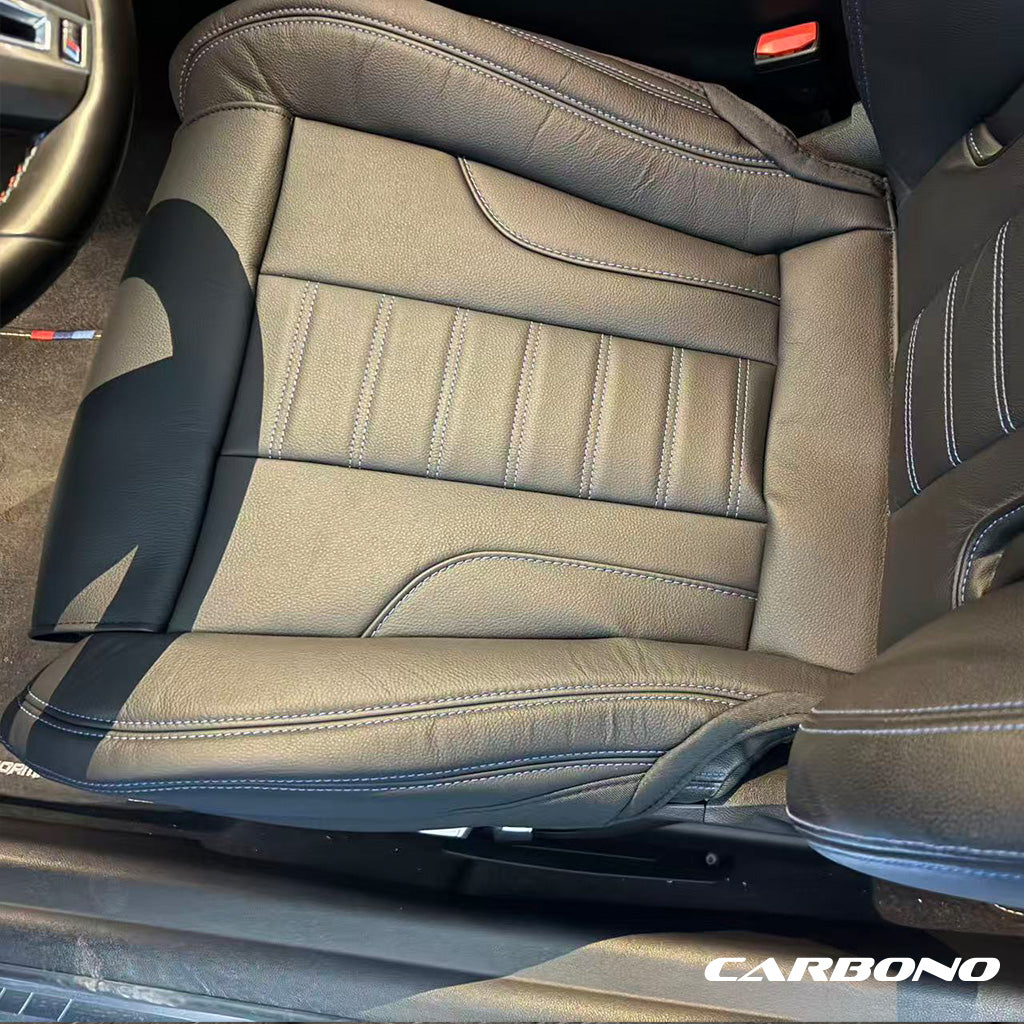 Lederschoner Sitzfläche passend für BMW Sportsitze 2er, 3er, 4er (G42, G20, G21, G22, G23, G26) M2, M3, M4 (G87, G80, G81, G82, G83)