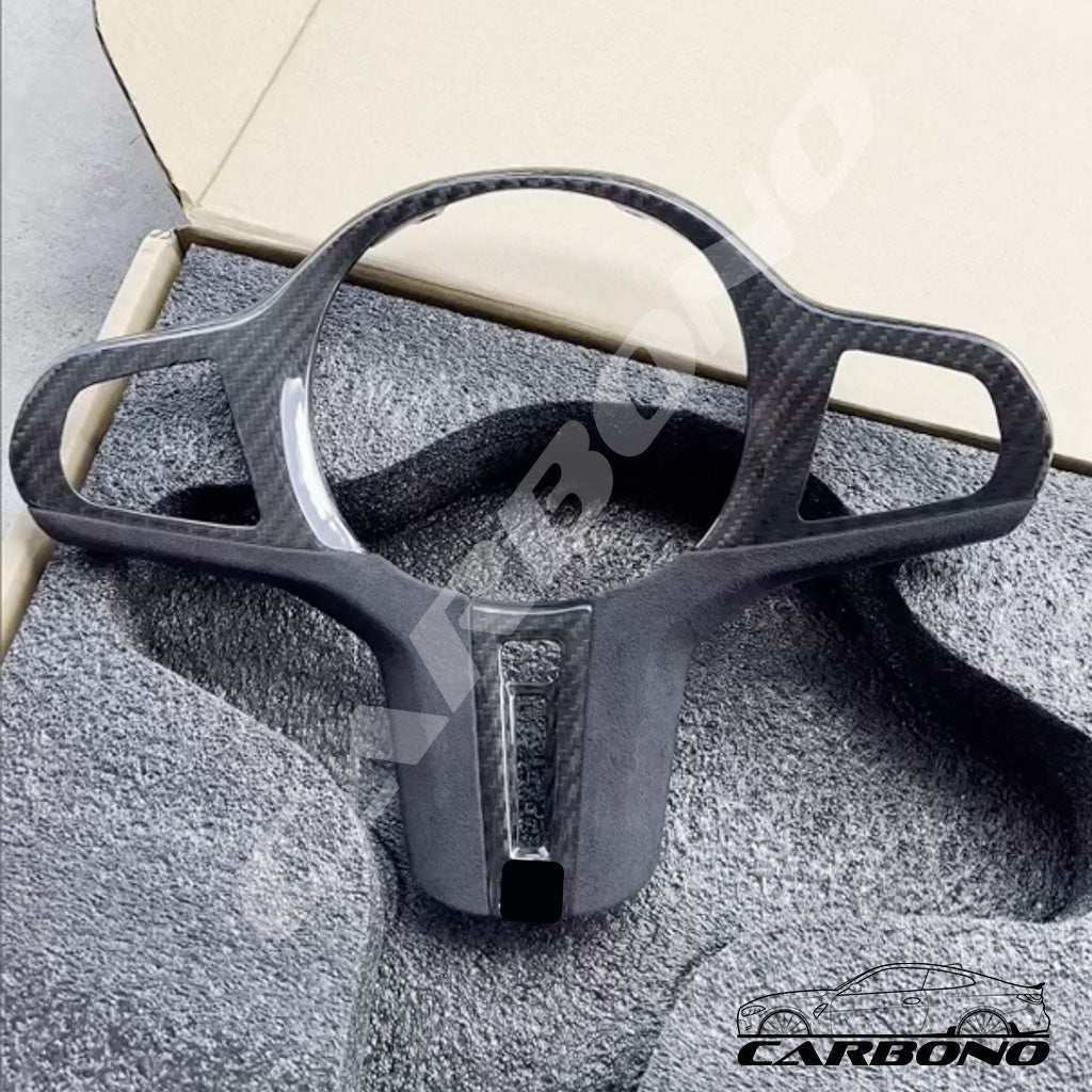 Carbon Alcantara Lenkrad Spange - passend für viele BMW Modelle (F4X und G Modelle)