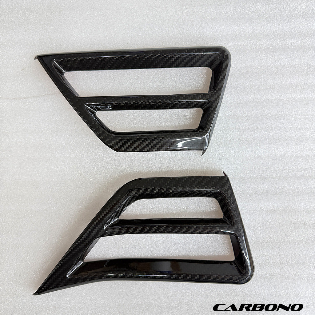 Lüftungsumrandung Dry Carbon - passend für BMW 2er, 3er, 4er, M2, M3, M4 ab Bj. 06/24 LCI2 mit ID 8.5(G42, G87, G20, G21, G22, G23, G26, G80, G81, G82, G83)