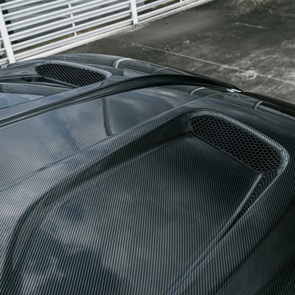 Motorhaube Sooqoo aus Dry Carbon - passend für M5 (G90, G99), 5er (G60, G61)