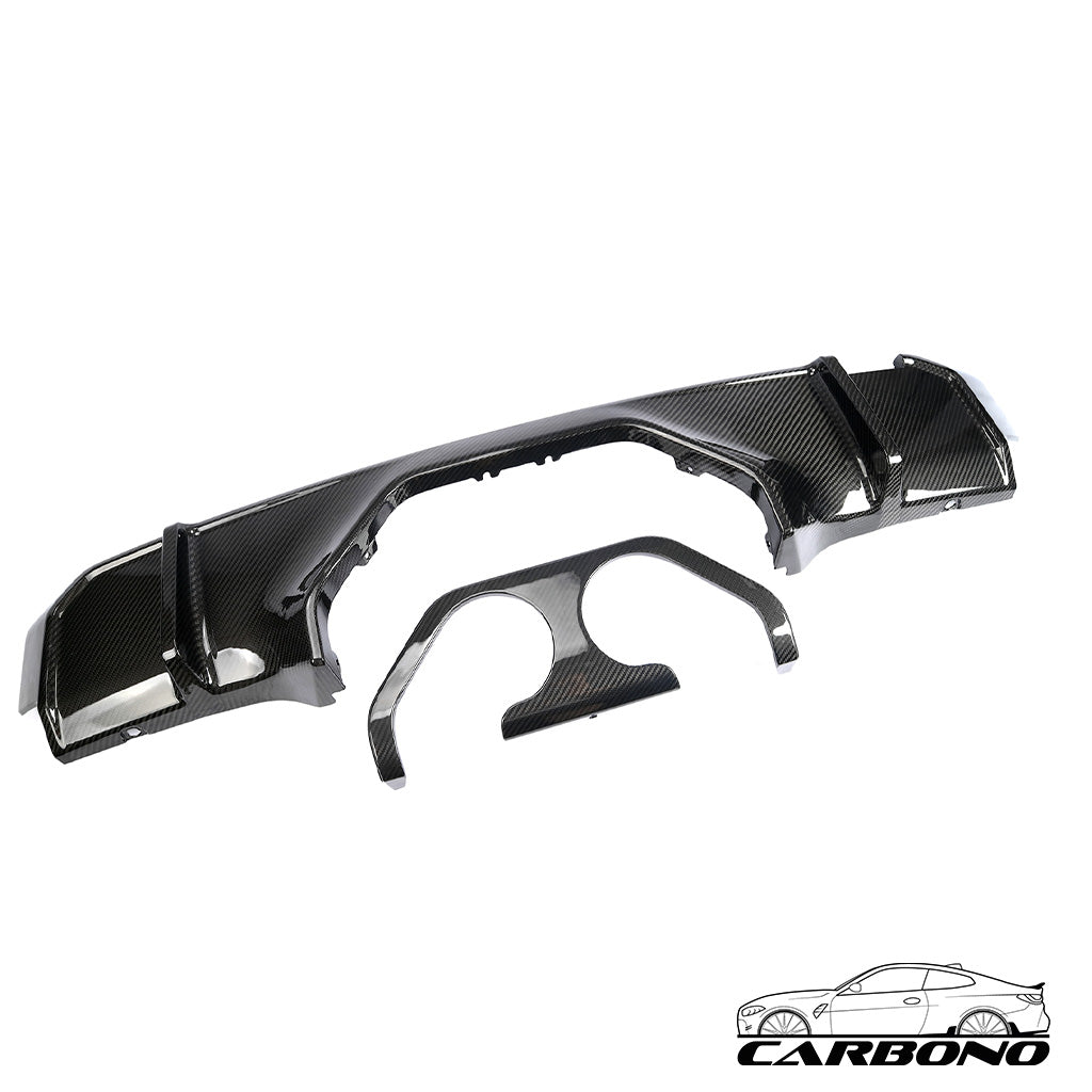 Diffusor MP Style für M-Performance Exhaust Dry Carbon - BMW M3 G80 G81 M4 G82 G83
