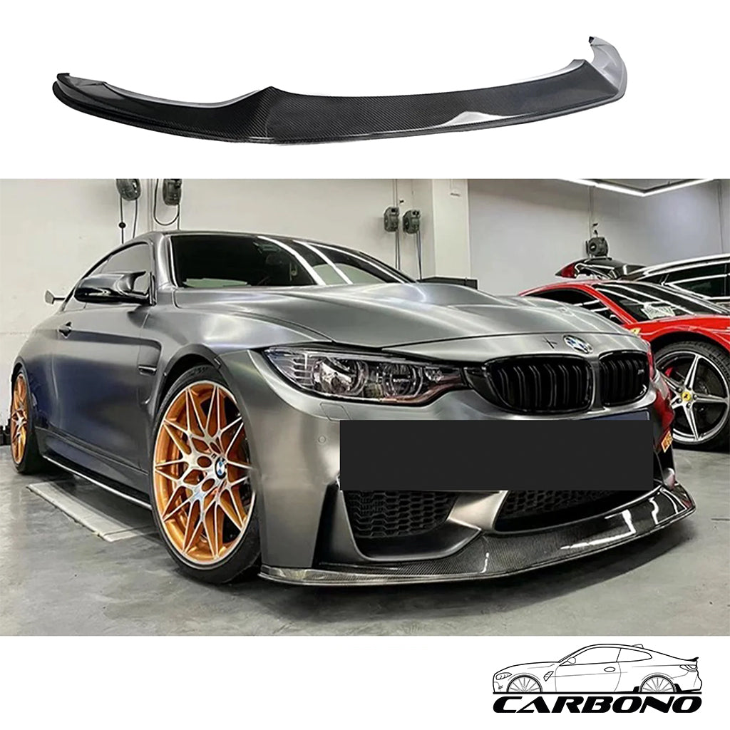 Frontlippe Spoiler Schwert OMS Style Carbon - BMW M3 F80 M4 F82 F83