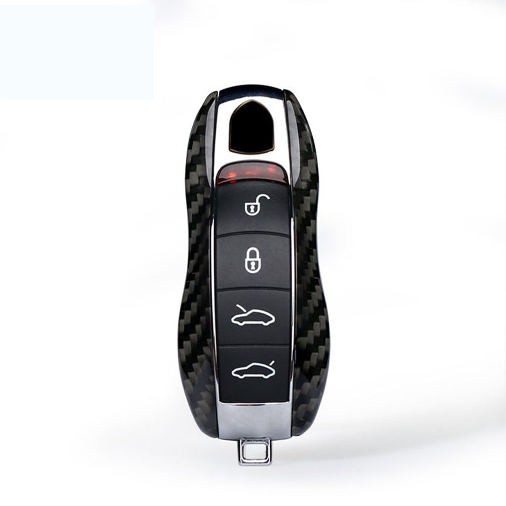 Autoschlüssel Seitenteile links & rechts aus Carbon – passend für Porsche Macan, 991, Cayenne, Panamera
