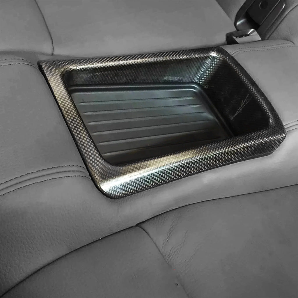Rückbank Mittelkonsole Verkleidung aus Dry Carbon - passend für BMW M2 G87