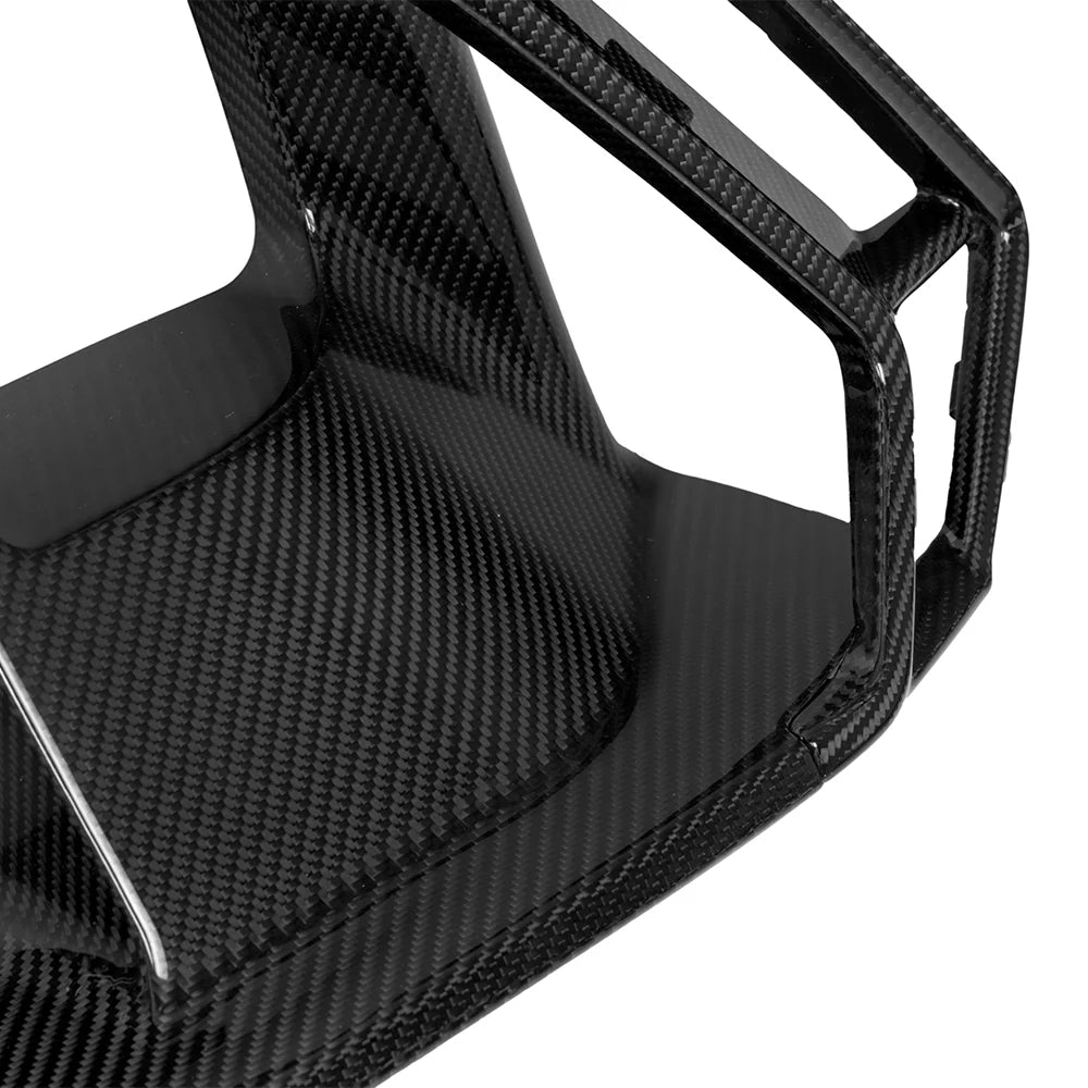SOOQOO Center Trim – Mittelstück Frontstoßstange aus Dry Carbon – BMW M5 G90 / G99