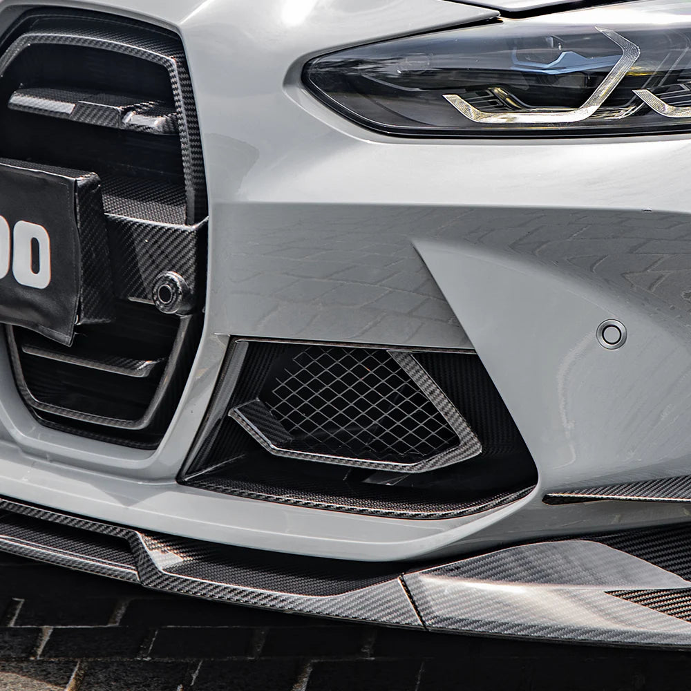 Lufteinlässe SOOQOO aus Dry Carbon – passend für BMW M3 G80 / G81, M4 G82 / G83