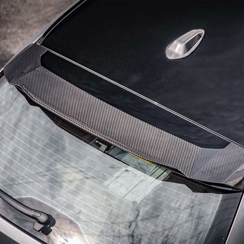 Dachkantenspoiler SOOQOO aus Dry Carbon – passend für BMW M3 Touring G81, 3er G21