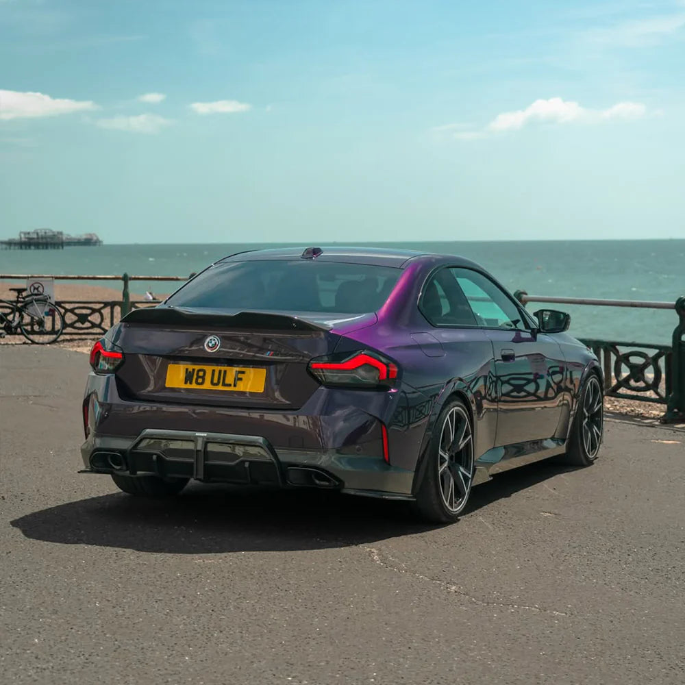 Diffusor Sooqoo aus Dry Carbon - passend für BMW 2er G42 (mit verbautem M-Paket)