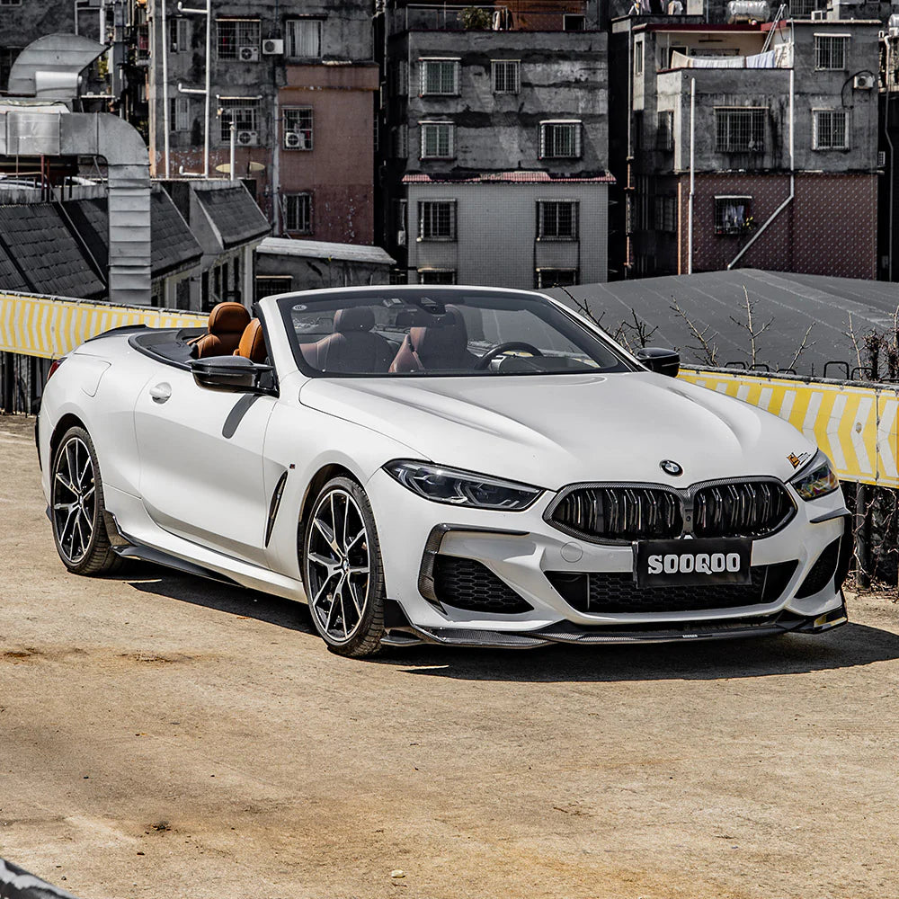 Frontlippe Sooqoo aus Dry Carbon - passend für BMW 8er G14, G15, G16