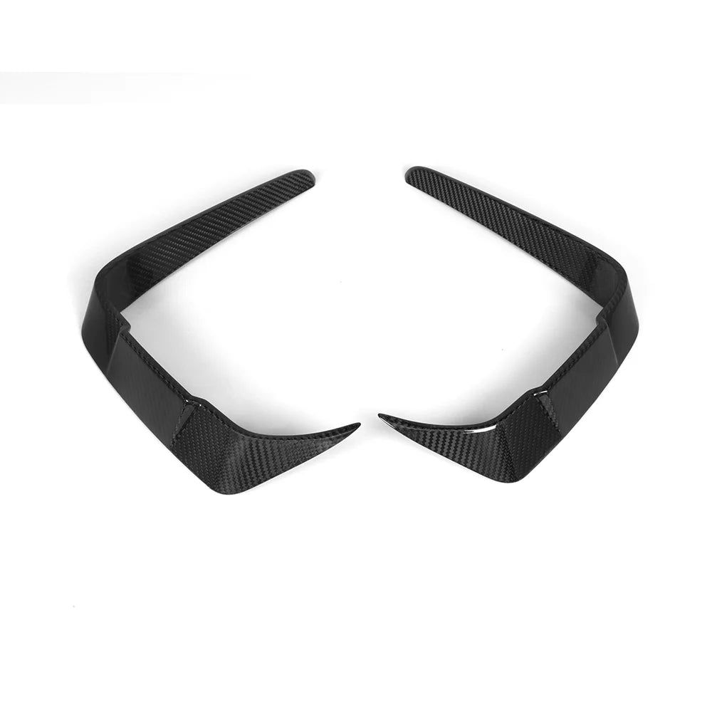 Eckaufsätze Front Sooqoo aus Dry Carbon - passend für BMW M2 F87