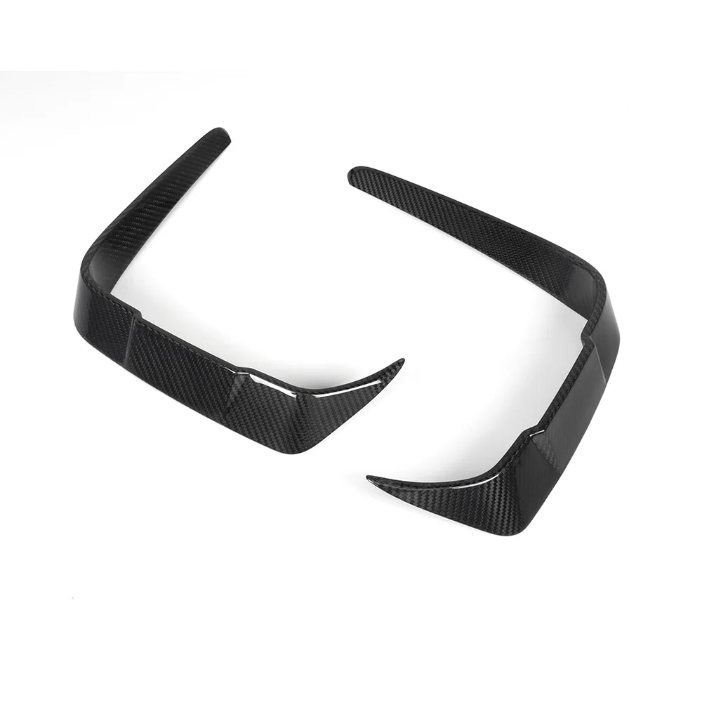 Eckaufsätze Front Sooqoo aus Dry Carbon - passend für BMW M2 F87