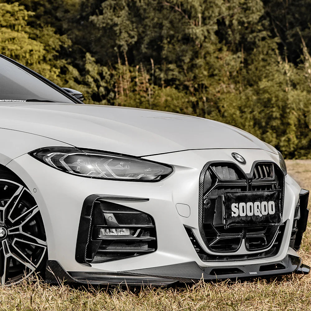 Frontecke Sooqoo aus Dry Carbon - passend für BMW 4er Coupé, Cabriolet G223, G23