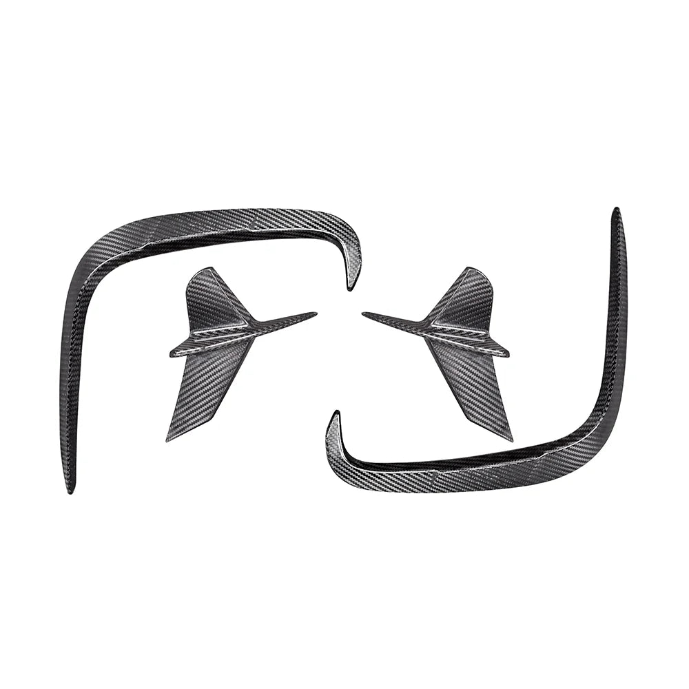 Heckaufsätze 4-teilig Sooqoo aus Dry Carbon. - passend für BMW 8er G14, G15, G16