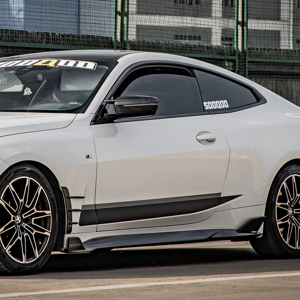 Seitenschweller Sooqoo aus Dry Carbon - passend für BMW 4er Coupé, Cabriolet G22, G23
