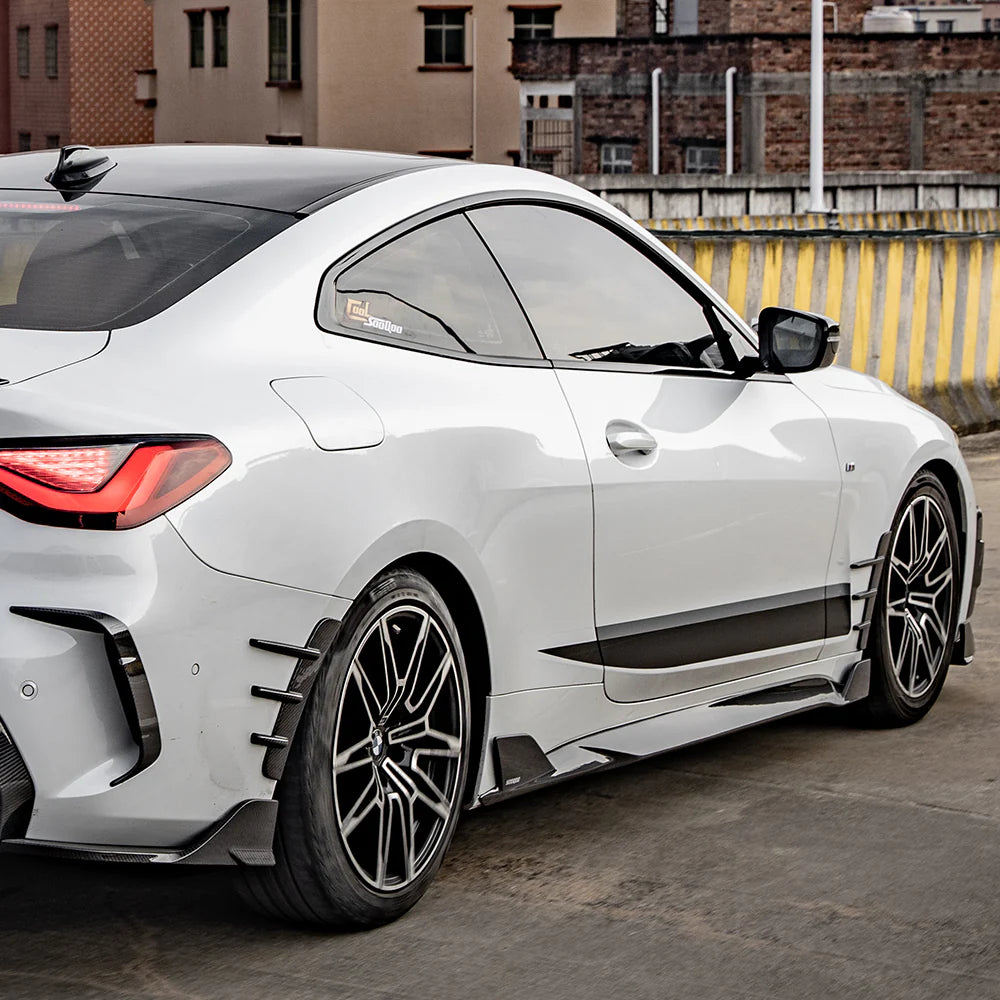 Seitenschweller Sooqoo aus Dry Carbon - passend für BMW 4er Coupé, Cabriolet G22, G23