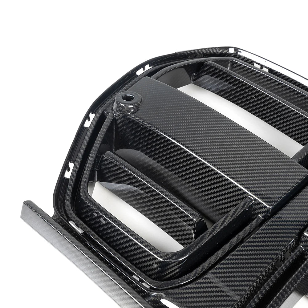 SOOQOO SQ-V Kühlergrill aus Dry Carbon – BMW M3 G80 / G81, M4 G82 / G83