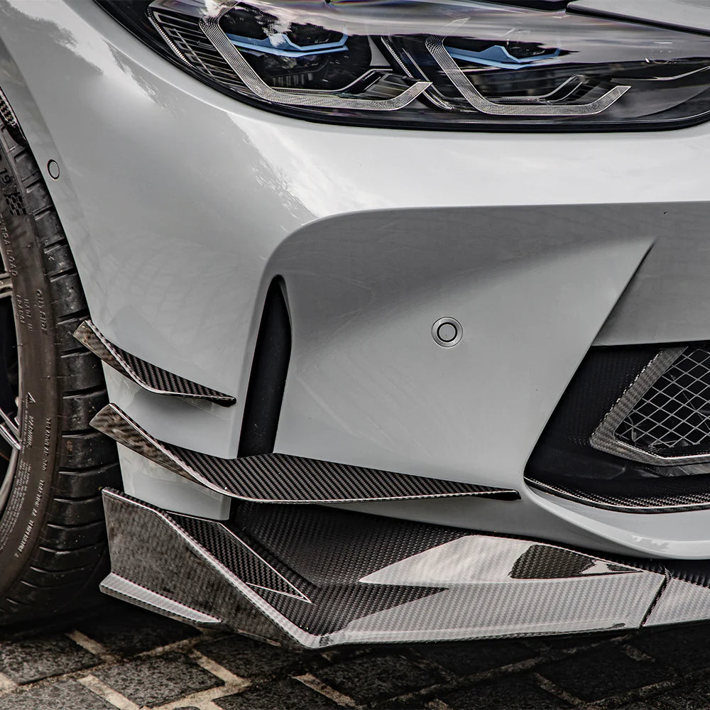 SOOQOO Type-A Frontlippe aus Dry Carbon – BMW M3 G80 / G81, M4 G82 / G83