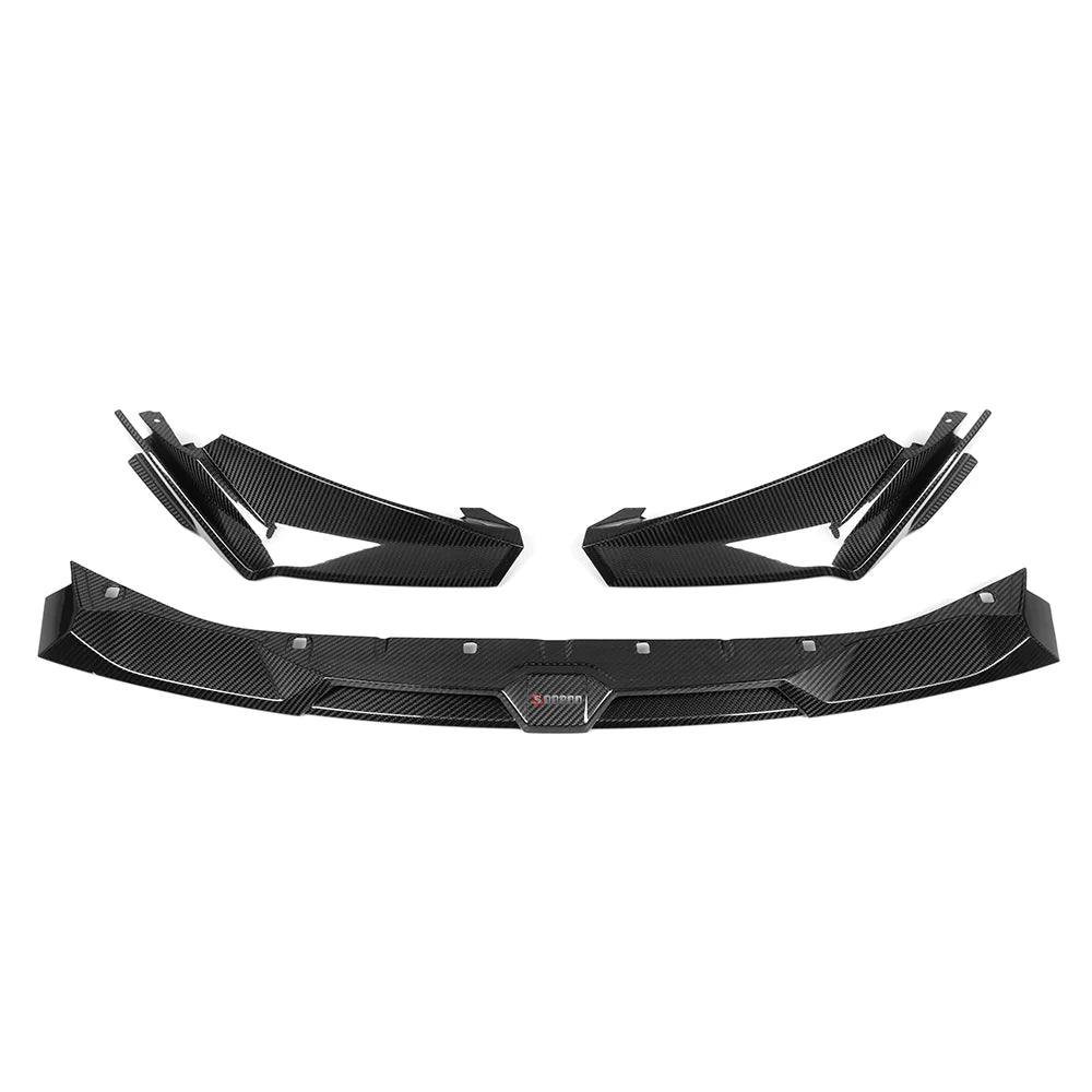 Frontlippe SOOQOO Type-A aus Dry Carbon – passend für BMW M3 G80 / G81, M4 G82 / G83