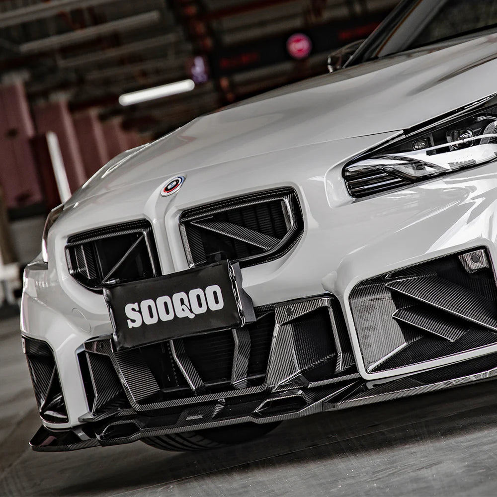 Kühlergrill Sooqoo Type-A aus Dry Carbon - passend für BMW M2 G87