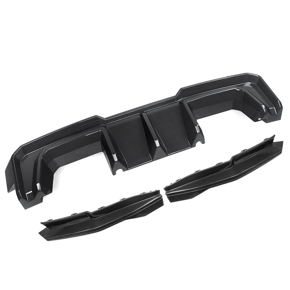 SOOQOO Type-B Heckdiffusor Set inkl. Rear Splitter – Dry Carbon – BMW M3 G80 / G81, M4 G82 / G83