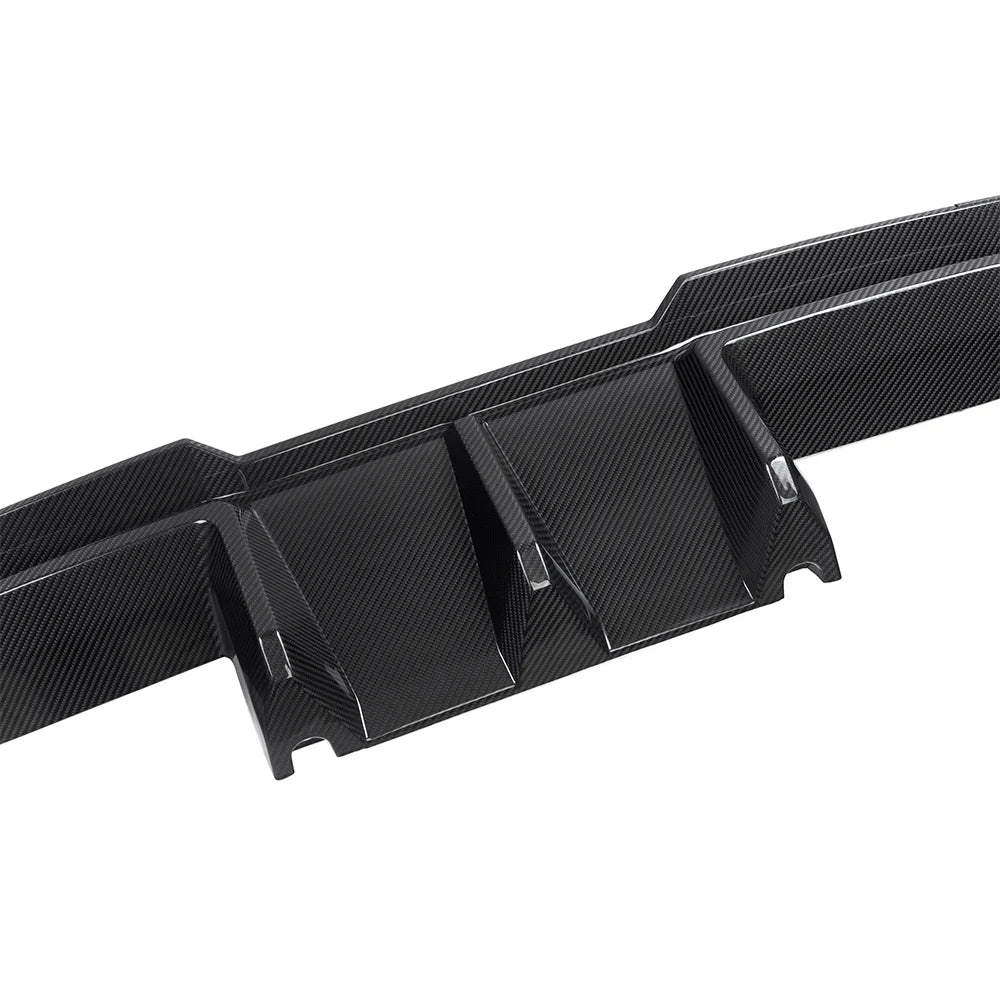 SOOQOO Type-B Heckdiffusor Set inkl. Rear Splitter – Dry Carbon – BMW M3 G80 / G81, M4 G82 / G83