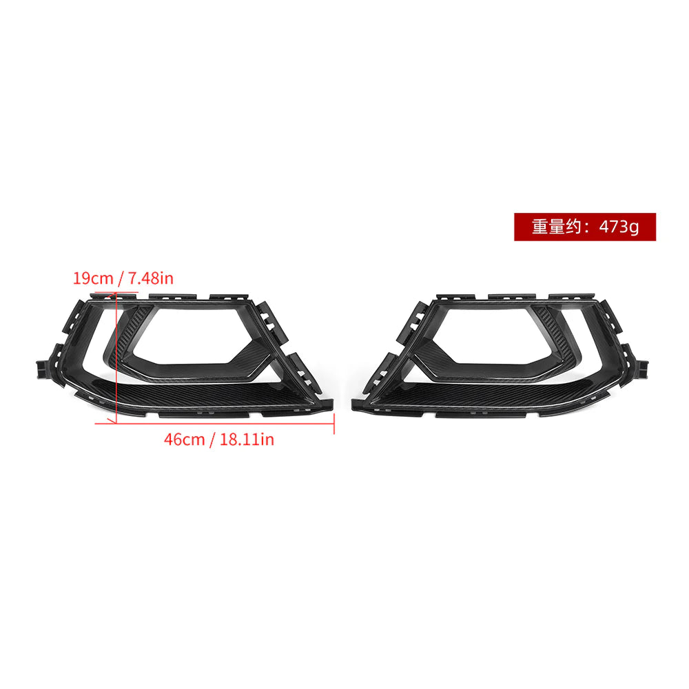 SOOQOO Lufteinlässe aus Dry Carbon – BMW M3 G80 / G81, M4 G82 / G83