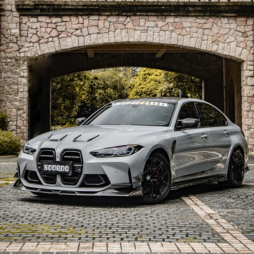 SOOQOO Seitenschweller aus Dry Carbon – BMW M3 G80 / G81, M4 G82 / G83