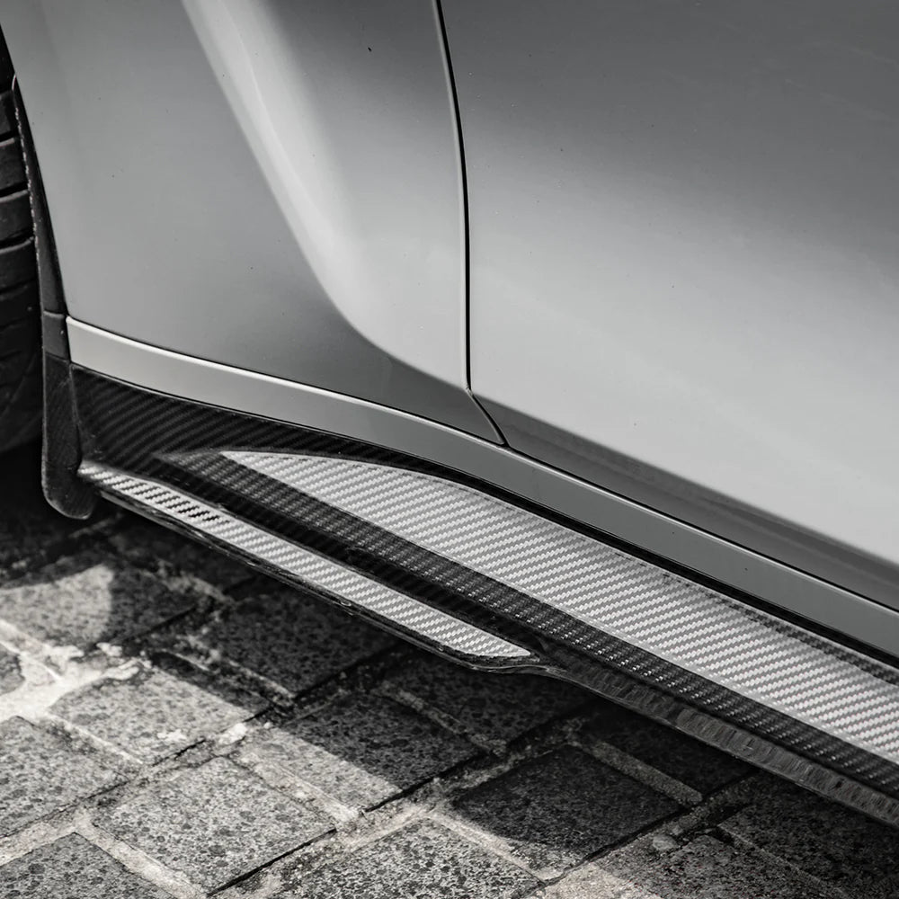 Seitenschweller SOOQOO aus Dry Carbon – passend für BMW M3 G80 / G81, M4 G82 / G83