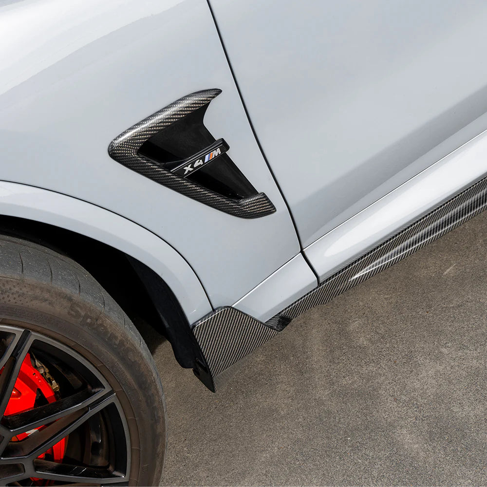 Seitenschweller Sooqoo Type-B aus Dry Carbon - passend für BMW X3M F97 LCI, X4M F98 LCI