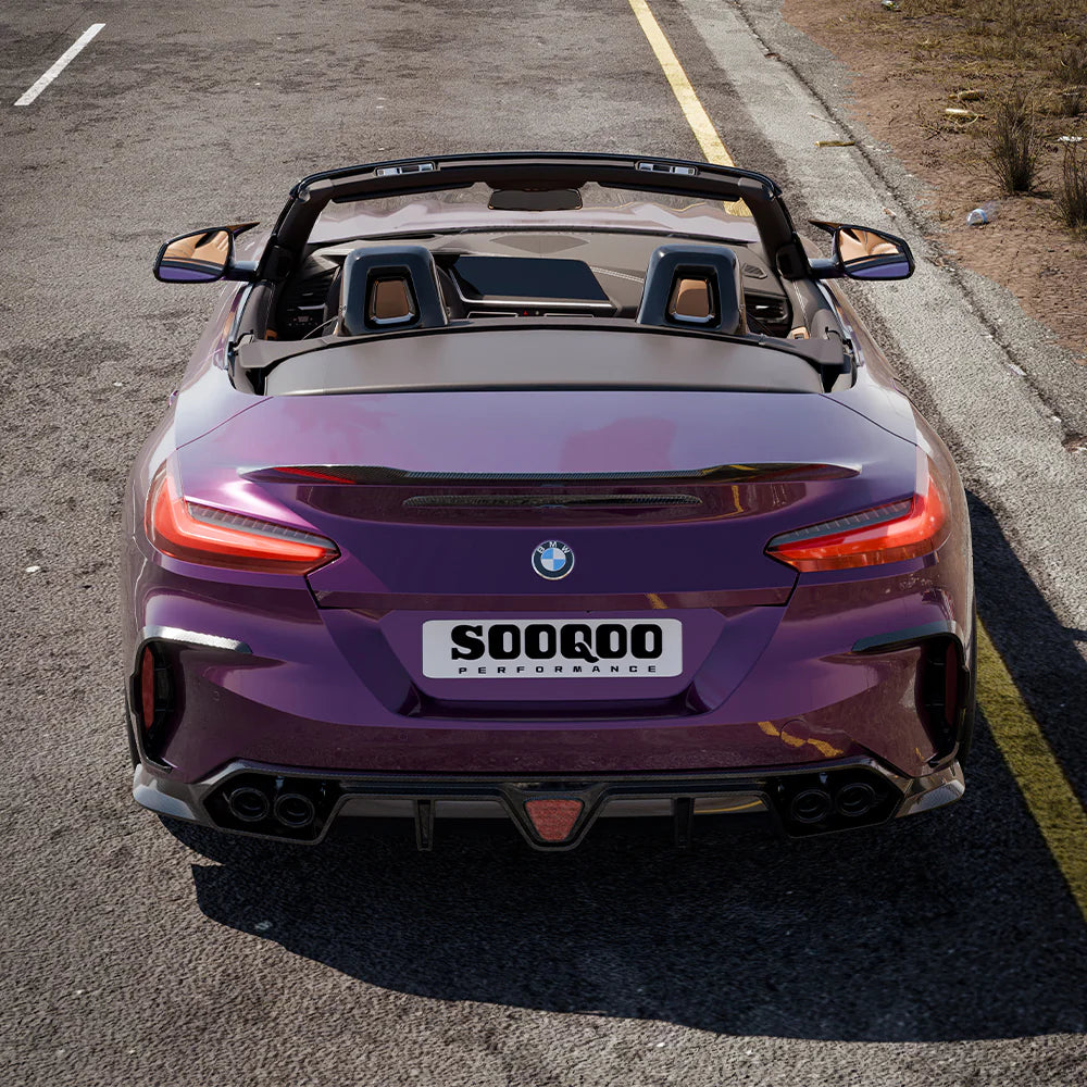 Diffusor Sooqoo V1 aus Dry Carbon - passend für BMW Z4 G29