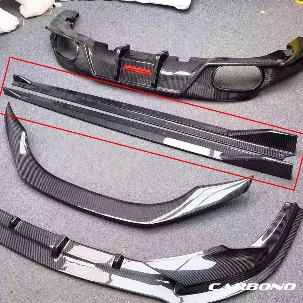 Seitenschweller aus  Wet Carbon GFK - passend für BMW Z4 G29 mit M-Paket