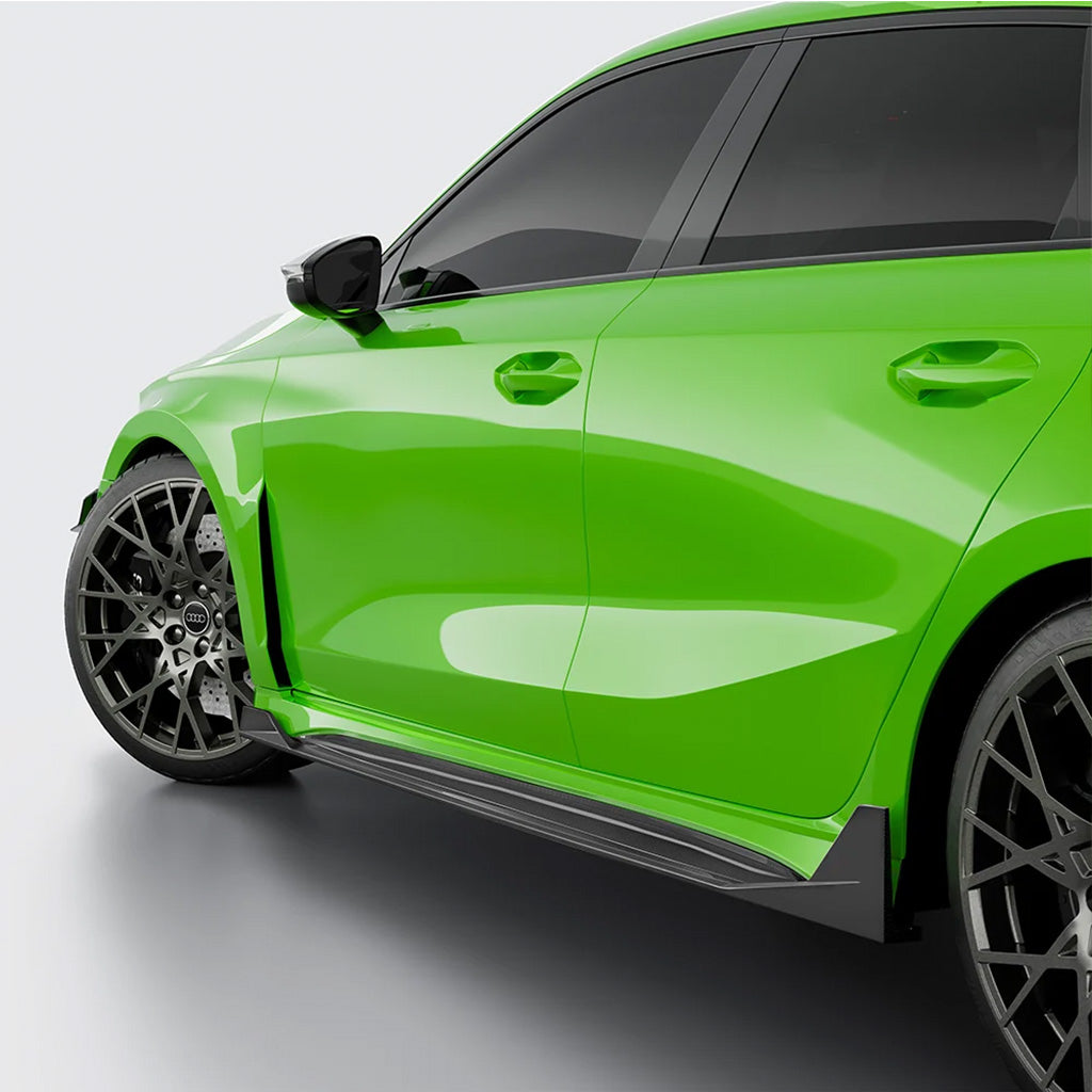 Seitenschweller EVO-SQ-A aus Dry Carbon - passend für Audi RS3 8Y