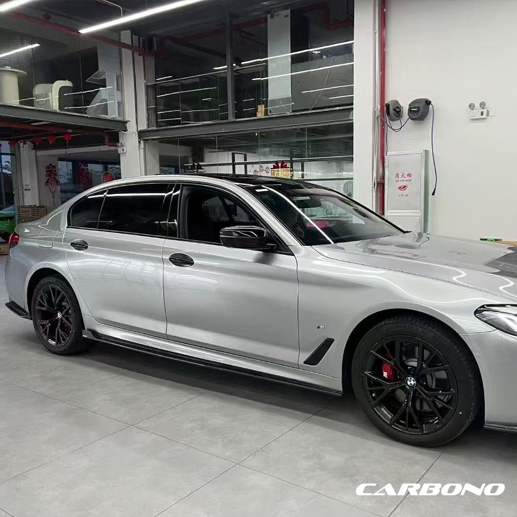 Seitenschweller EVO-KB aus Dry Carbon - passend für BMW 5er LCI mit M-Paket (G30, G31) ab Bj. 2020