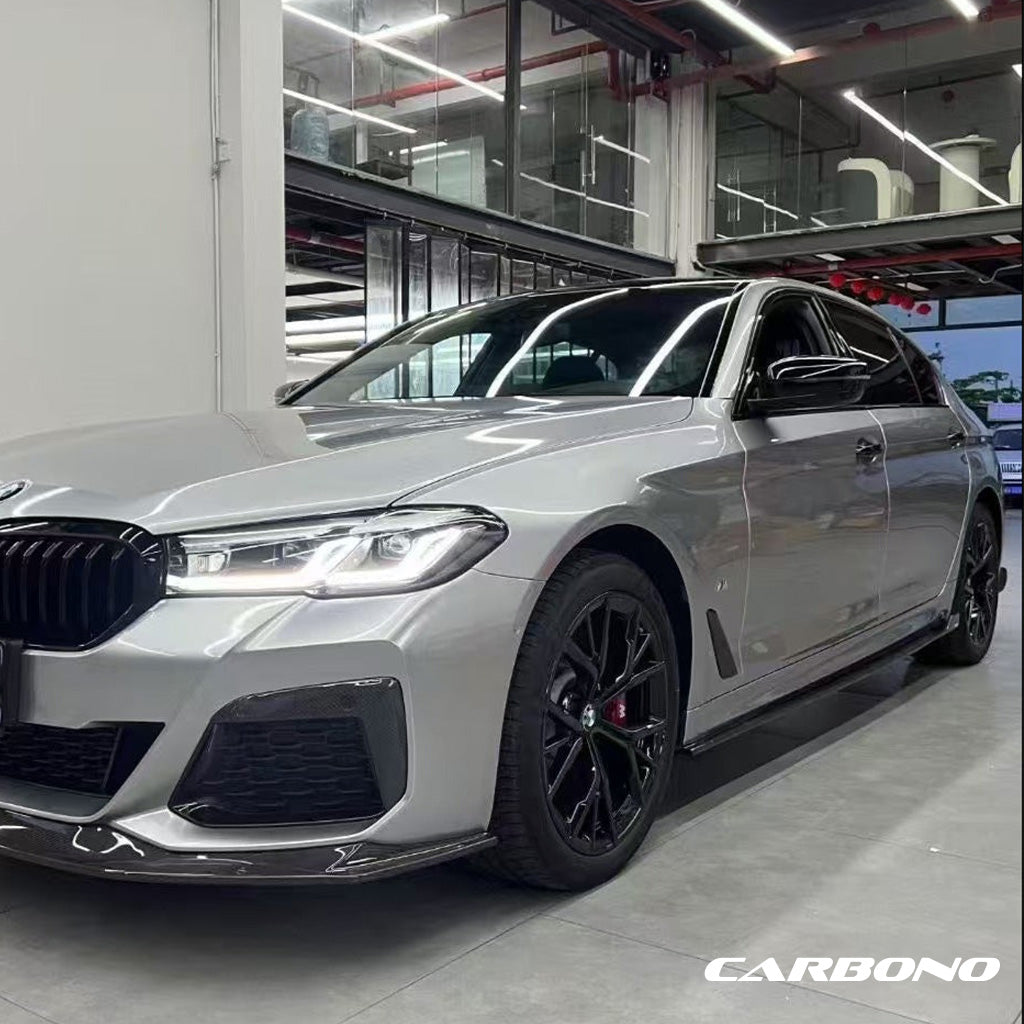 Seitenschweller EVO-KB aus Dry Carbon - passend für BMW 5er LCI mit M-Paket (G30, G31) ab Bj. 2020