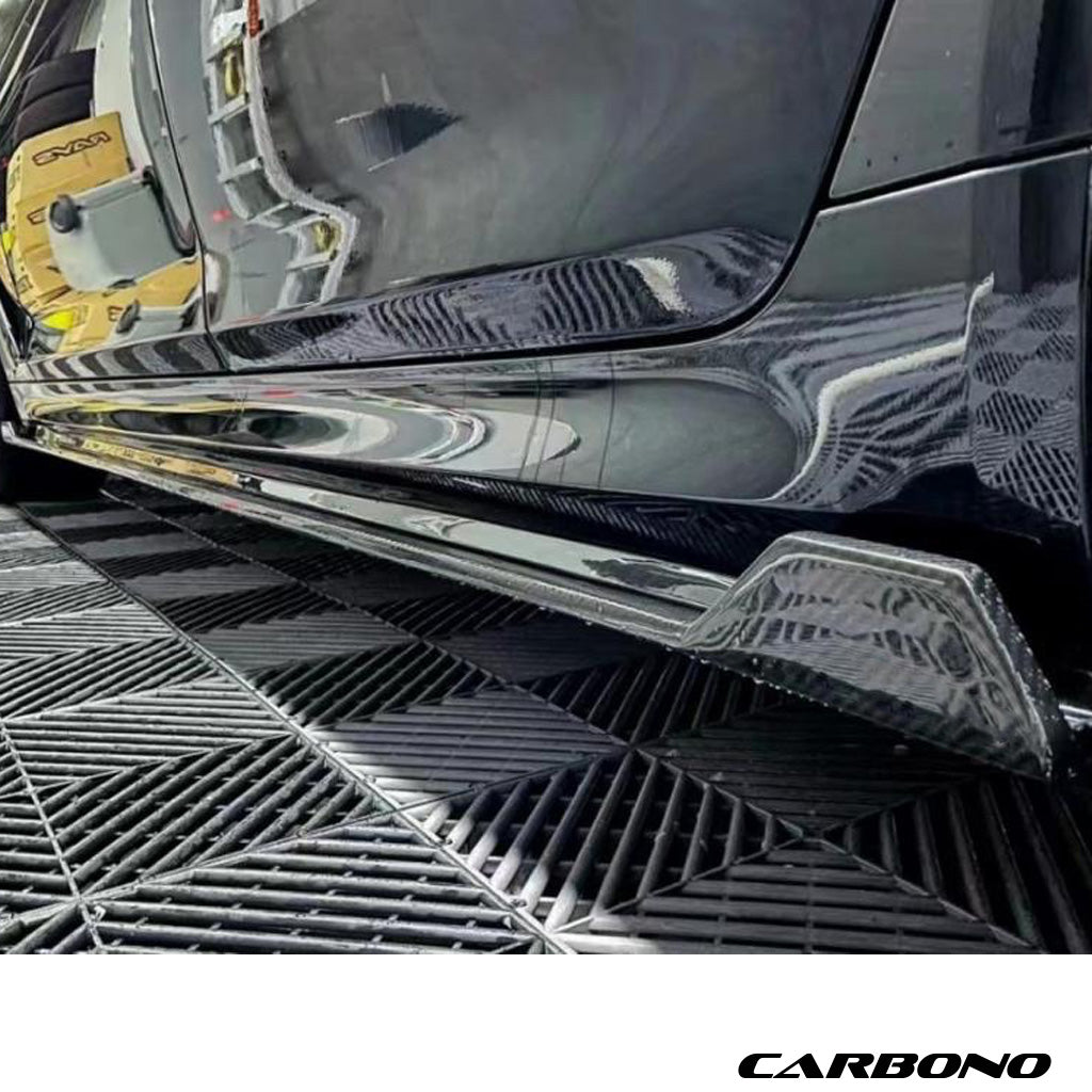 Seitenschweller aus Dry Carbon - passend für BMW 5er G30 / G31 LCI (mit M-Paket)