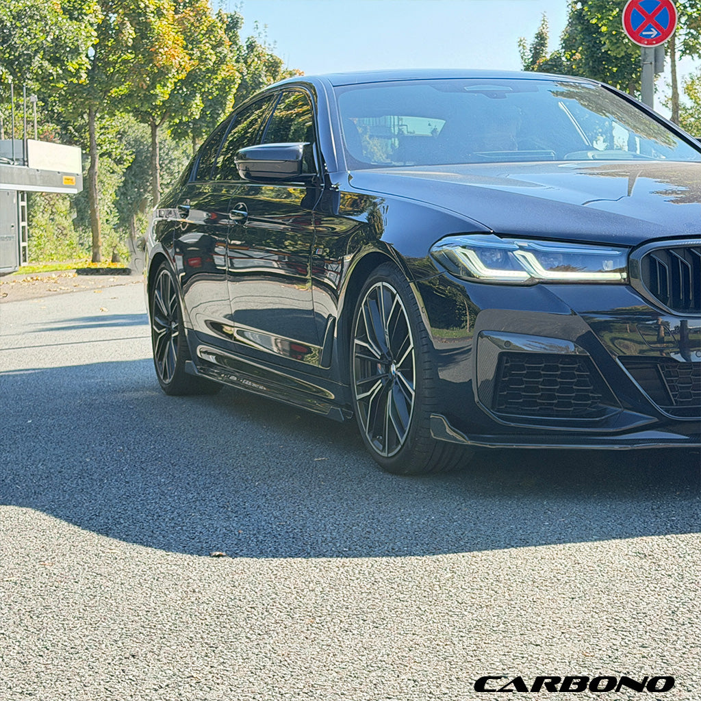 Seitenschweller aus Dry Carbon - passend für BMW 5er G30 / G31 LCI (mit M-Paket)