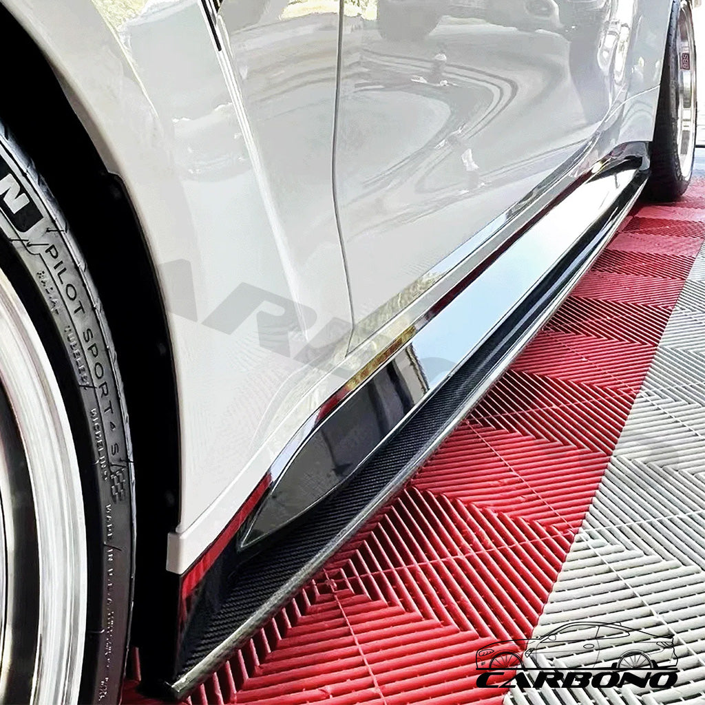 Seitenschweller V6 Dry Carbon - passend für BMW M3 G80 G81 M4 G82 G83