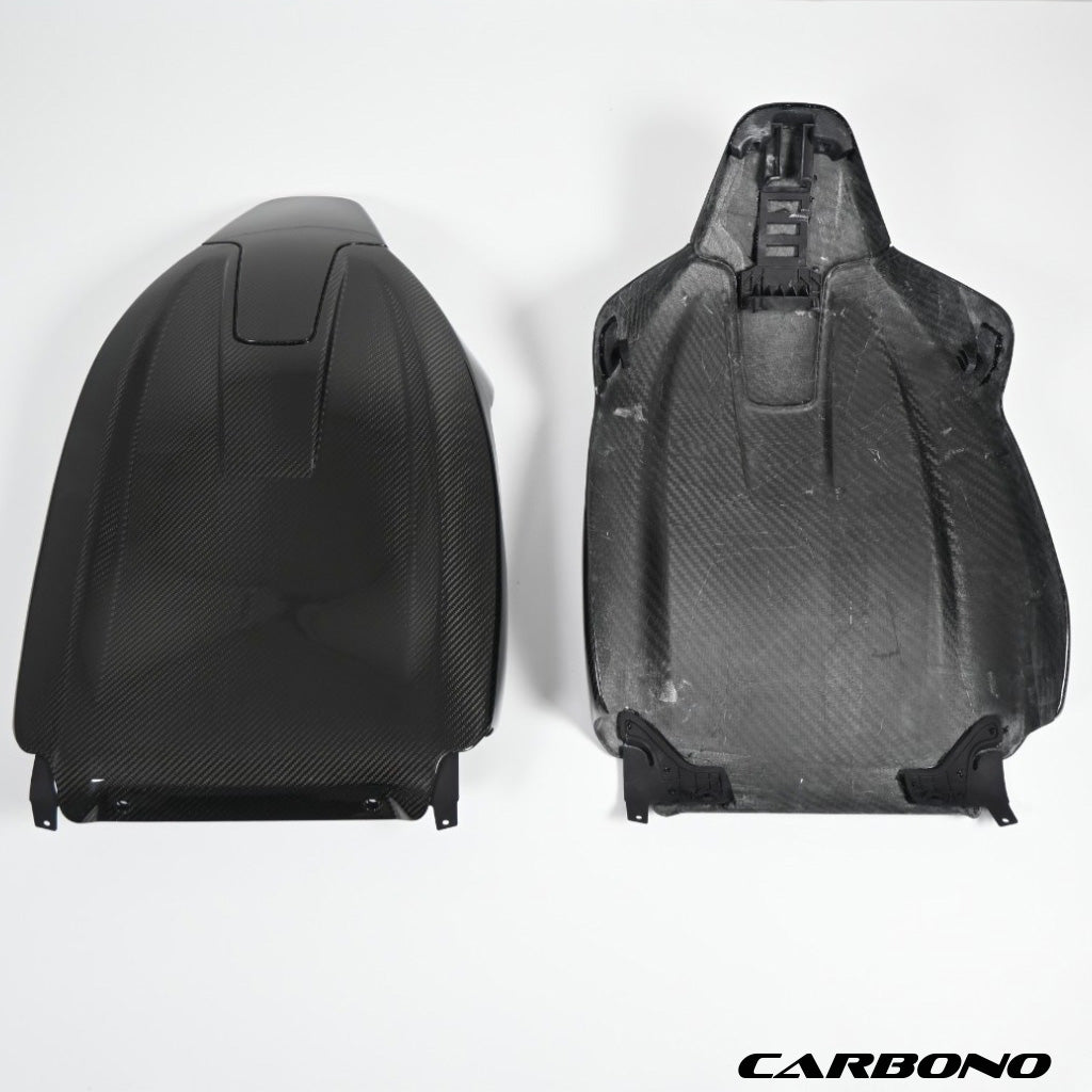 Dry Carbon Rücksitzverkleidung – Set für BMW M Sportsitze (Austausch / Replacement)