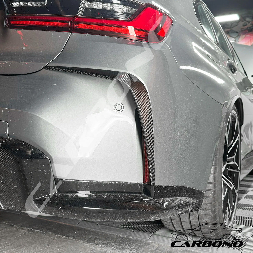 Heck Blenden links/rechts für Stoßstange Dry Carbon - BMW M3 G80 / M4 G82